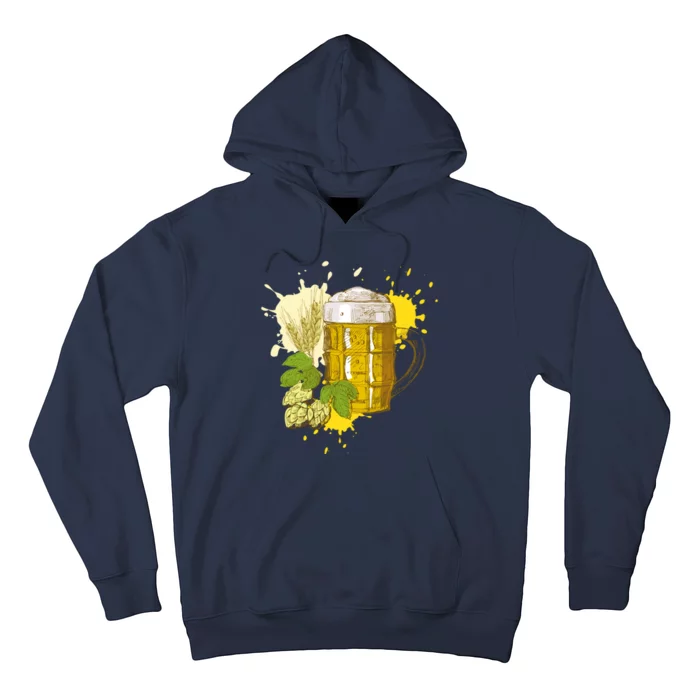 Oktoberfest Fall Autumn Beer Splatter Hoodie