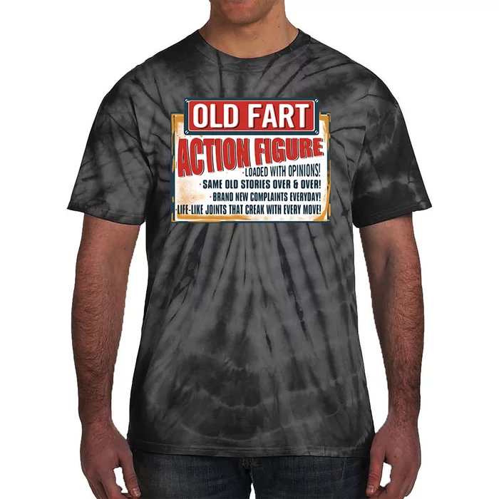 Old Fart Action Figure Loaded With Opinions Tie-Dye T-Shirt