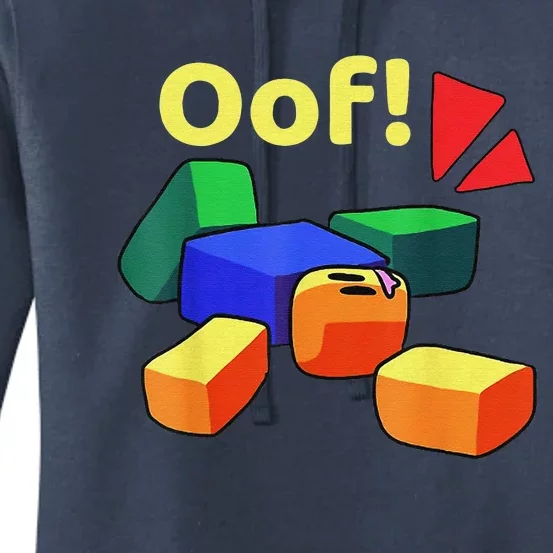 OOF! Funny Blox Noob Gamer Gifts For Gamers Women's Pullover Hoodie