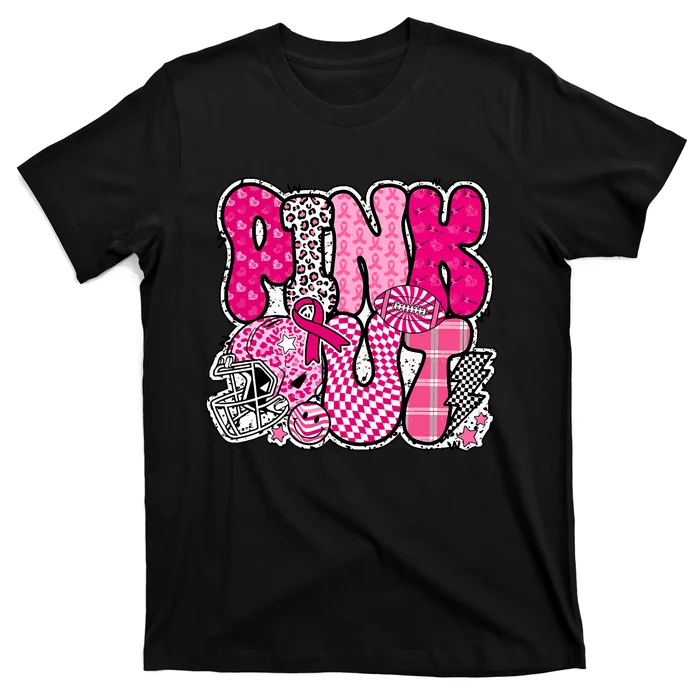 Out Football Breast Cancer Awareness T-Shirt