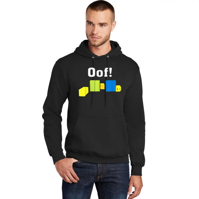 OOF! Funny Blox Noob Gamer Gifts For Gamers Tall Hoodie