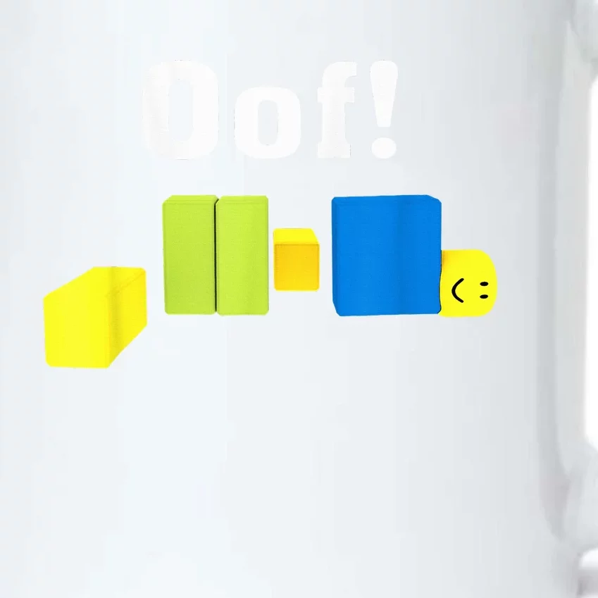 OOF! Funny Blox Noob Gamer Gifts For Gamers Black Color Changing Mug