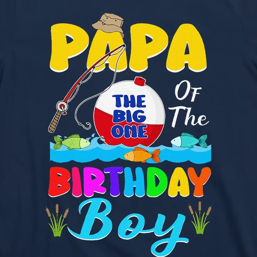 O Fish Birthday Outfit Papa Of The Birthday Boy T-Shirt