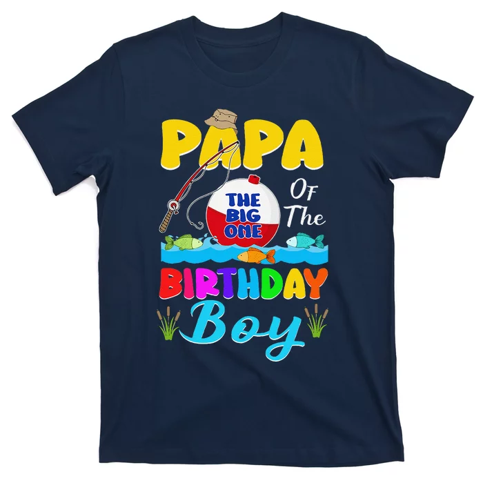 O Fish Birthday Outfit Papa Of The Birthday Boy T-Shirt