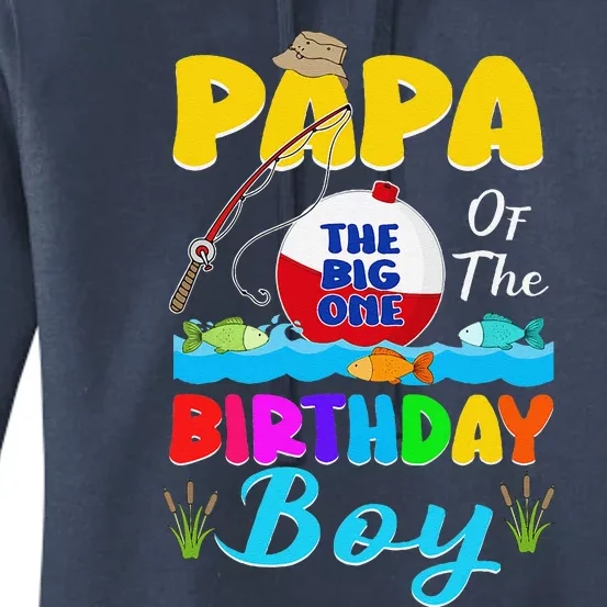 O Fish Birthday Outfit Papa Of The Birthday Boy Women's Pullover Hoodie