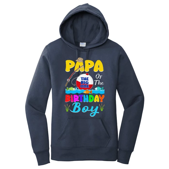 O Fish Birthday Outfit Papa Of The Birthday Boy Women's Pullover Hoodie