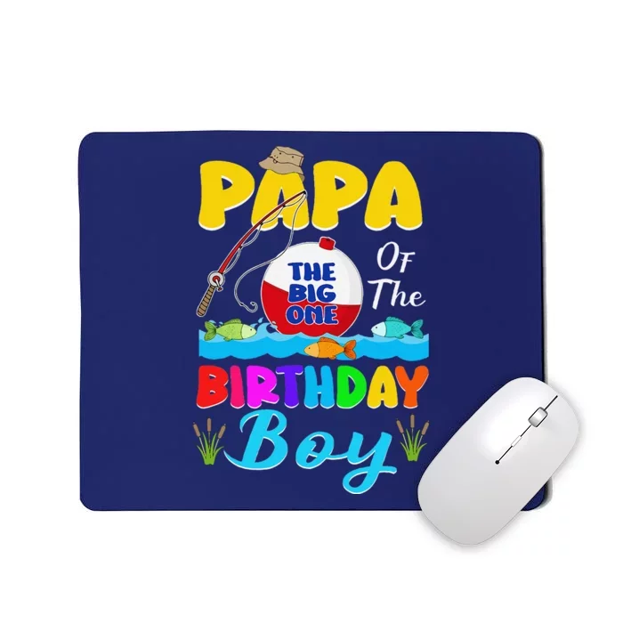 O Fish Birthday Outfit Papa Of The Birthday Boy Mousepad