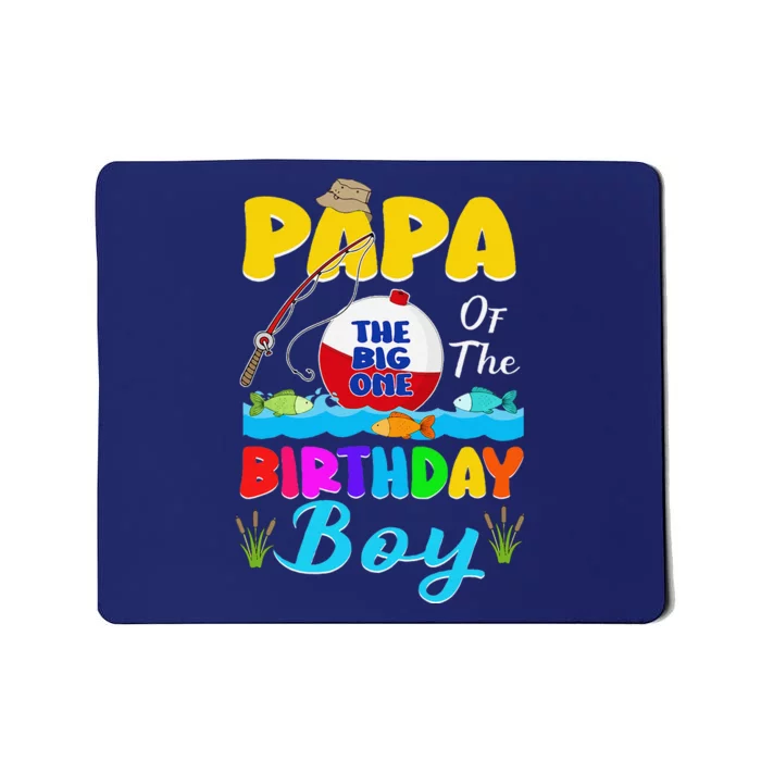 O Fish Birthday Outfit Papa Of The Birthday Boy Mousepad