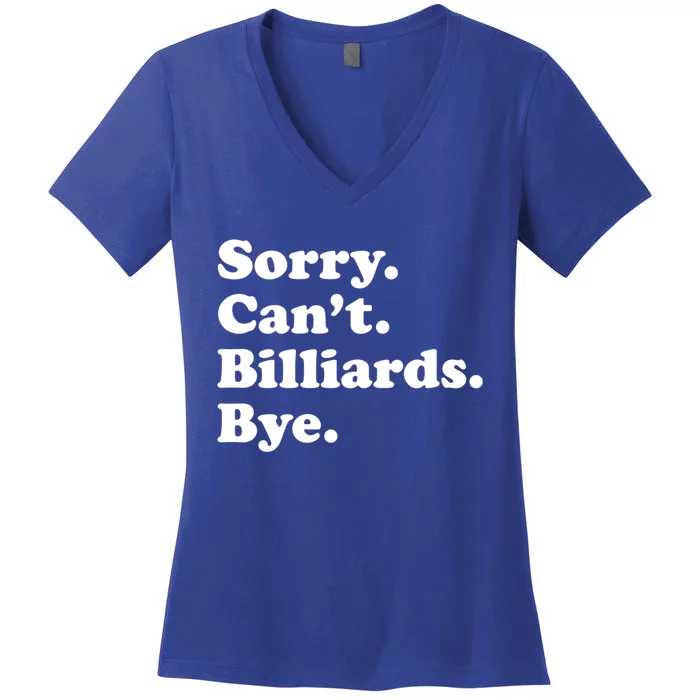 Or Funny Billiards Cool Gift Women's V-Neck T-Shirt