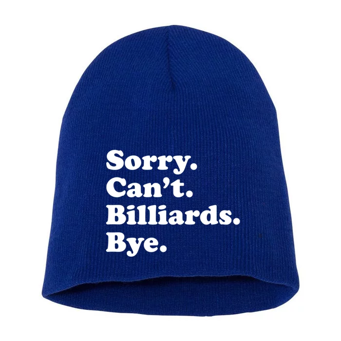 Or Funny Billiards Cool Gift Short Acrylic Beanie