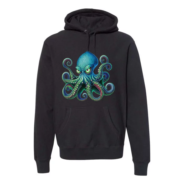 Octopus Fun Cephalopod Sea Creatures Kraken Octopus Premium Hoodie