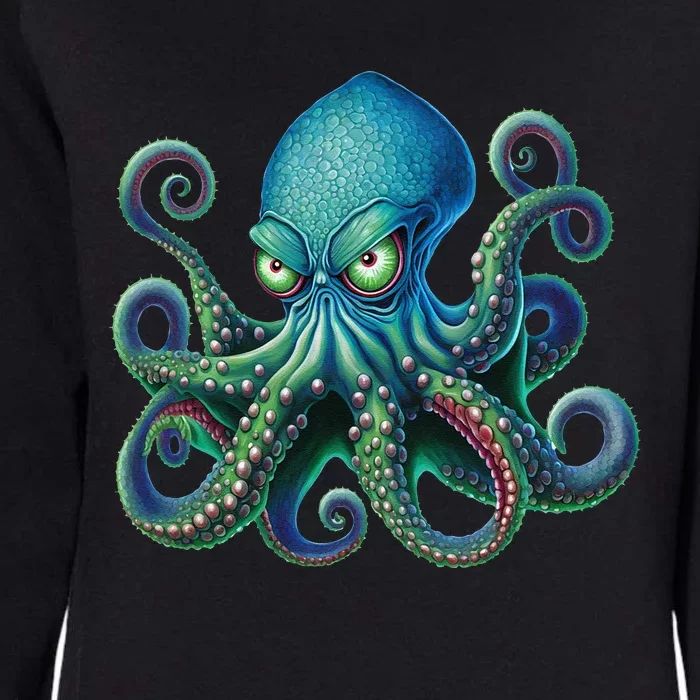 Octopus Fun Cephalopod Sea Creatures Kraken Octopus Womens California Wash Sweatshirt