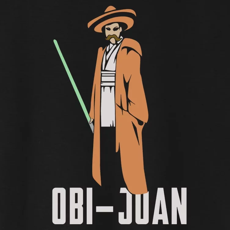 ObiJaun Funny Cinco De Mayo Mexican Movie Nerd Shirt Women's Crop Top Tee