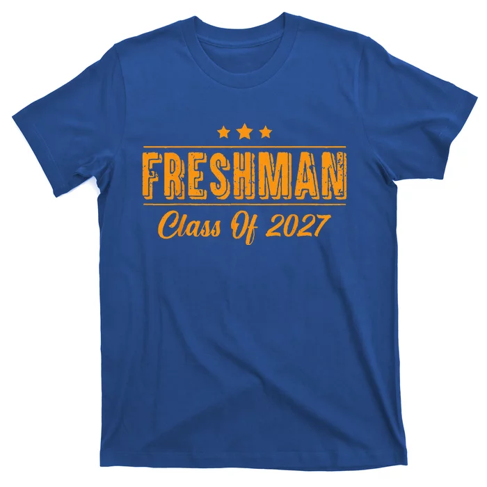 Official Freshman Class Of 2027 First Day Of School T-Shirt