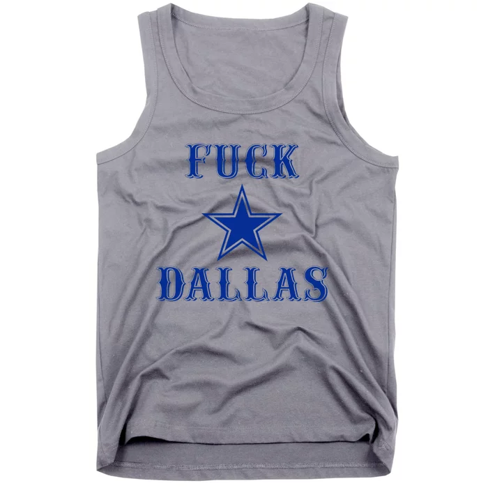 Official Fuck Dallas Western Style Design Tank Top