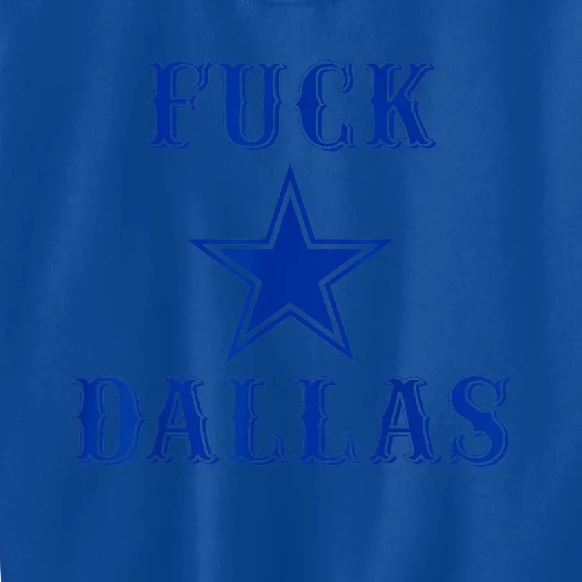 Official Fuck Dallas Western Style Design Kids Sweatshirt