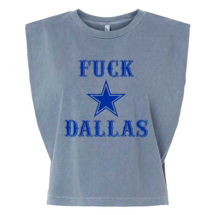 Official Fuck Dallas Western Style Design Garment-Dyed Women's Muscle Tee