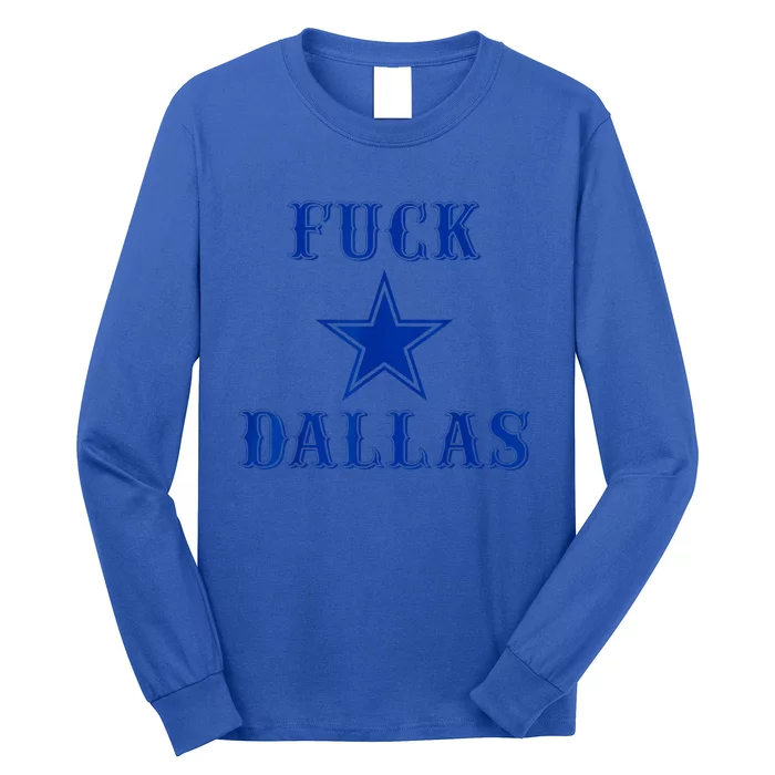 Of.ficial Fuck Dallas Western Style Design Long Sleeve Shirt