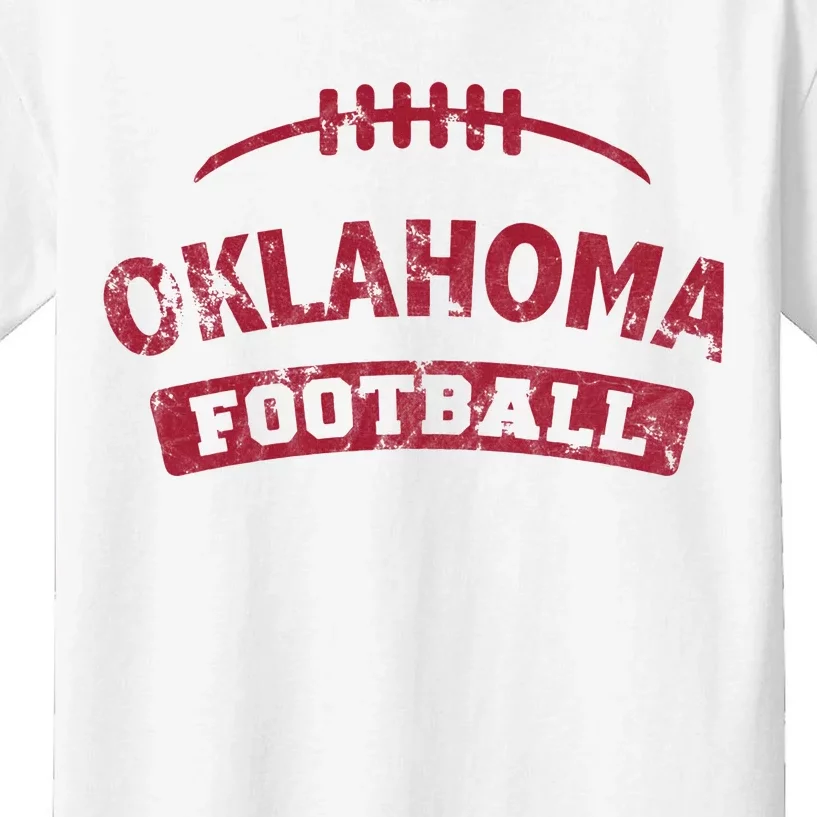 Oklahoma Football Distressed Kids T-Shirt