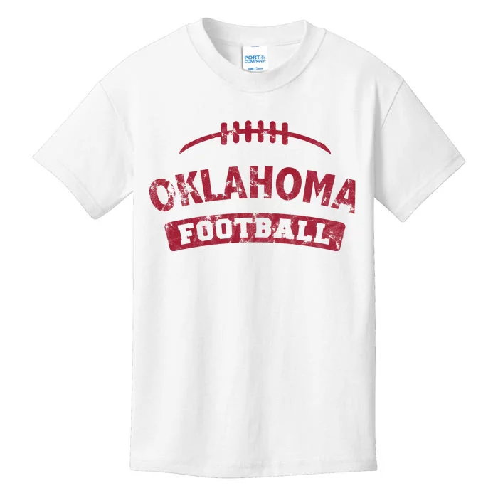 Oklahoma Football Distressed Kids T-Shirt