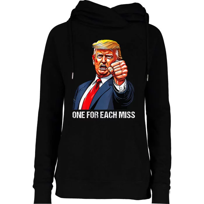 One For Each Miss Trump Womens Funnel Neck Pullover Hood