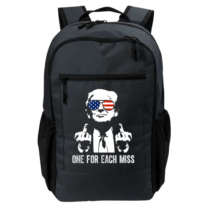 One For Each Miss Donald Trump Middle Finger Usa Funny Daily Commute Backpack