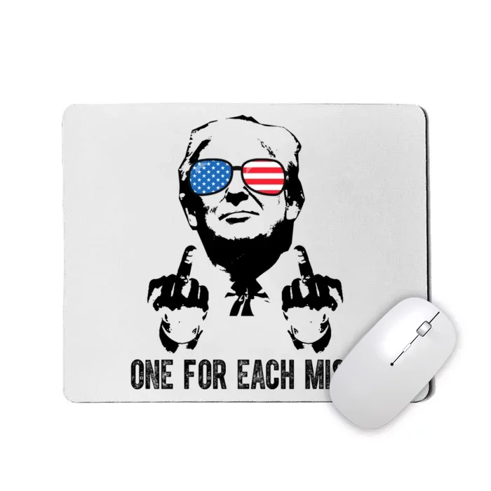 One For Each Miss Donald Trump Middle Finger Usa Funny Mousepad