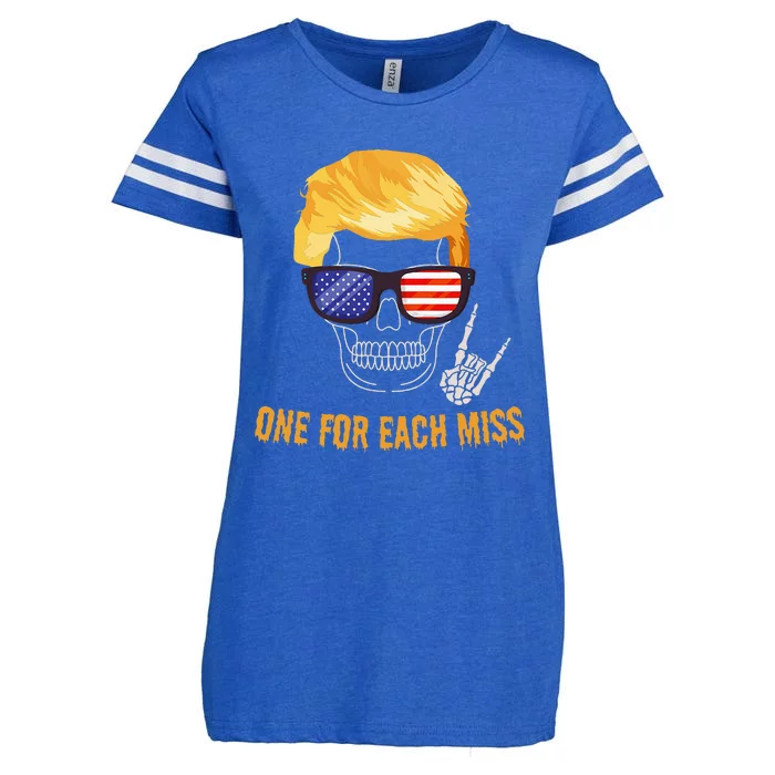 One For Each Miss Funny Trump Halloween Enza Ladies Jersey Football T-Shirt