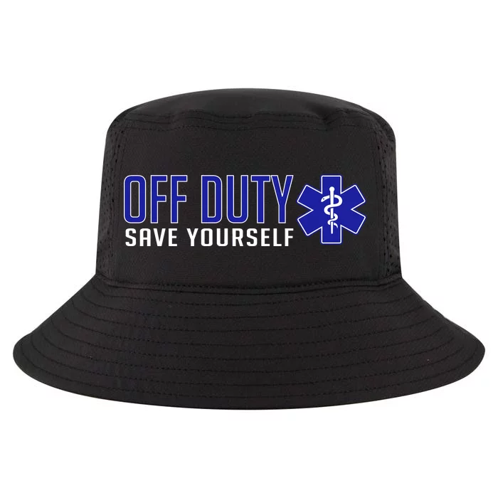 Off Duty Save Yourself EMT Cool Comfort Performance Bucket Hat