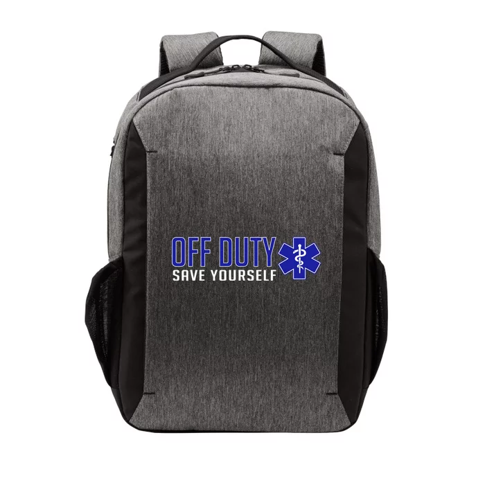 Off Duty Save Yourself EMT Vector Backpack