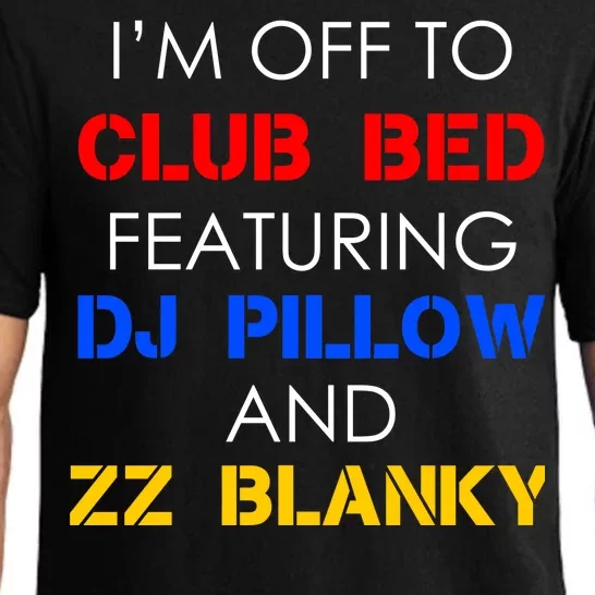 Off To Club Bed Featuring DJ Pillow and ZZ Blanky Pajama Set