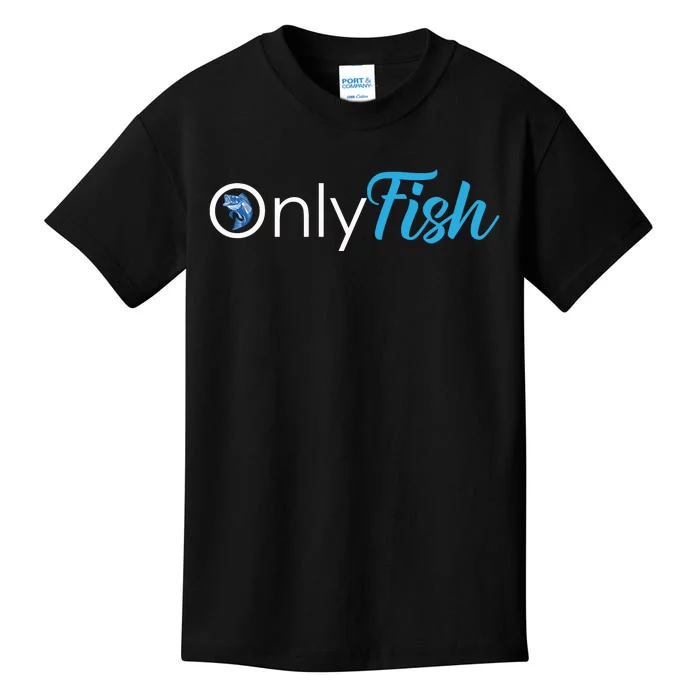 Only Fish Fishing Kids T-Shirt