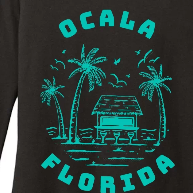 Ocala Fl Florida City Lover Home Gift Graphic Womens CVC Long Sleeve Shirt