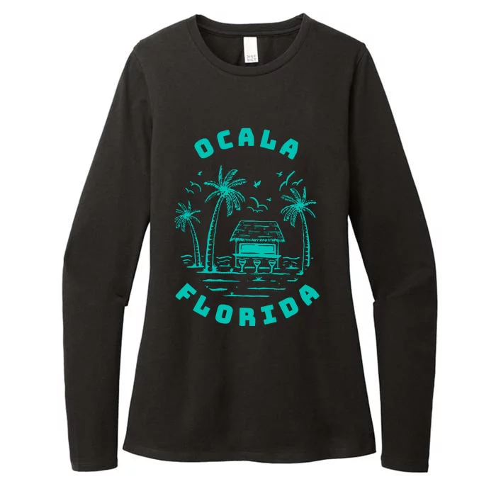 Ocala Fl Florida City Lover Home Gift Graphic Womens CVC Long Sleeve Shirt