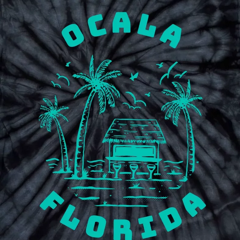 Ocala Fl Florida City Lover Home Gift Graphic Tie-Dye T-Shirt