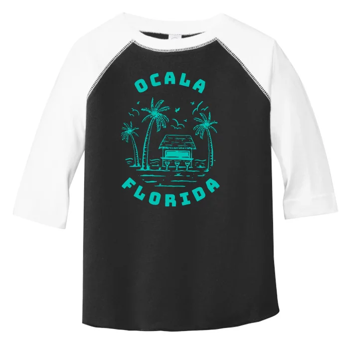 Ocala Fl Florida City Lover Home Gift Graphic Toddler Fine Jersey T-Shirt