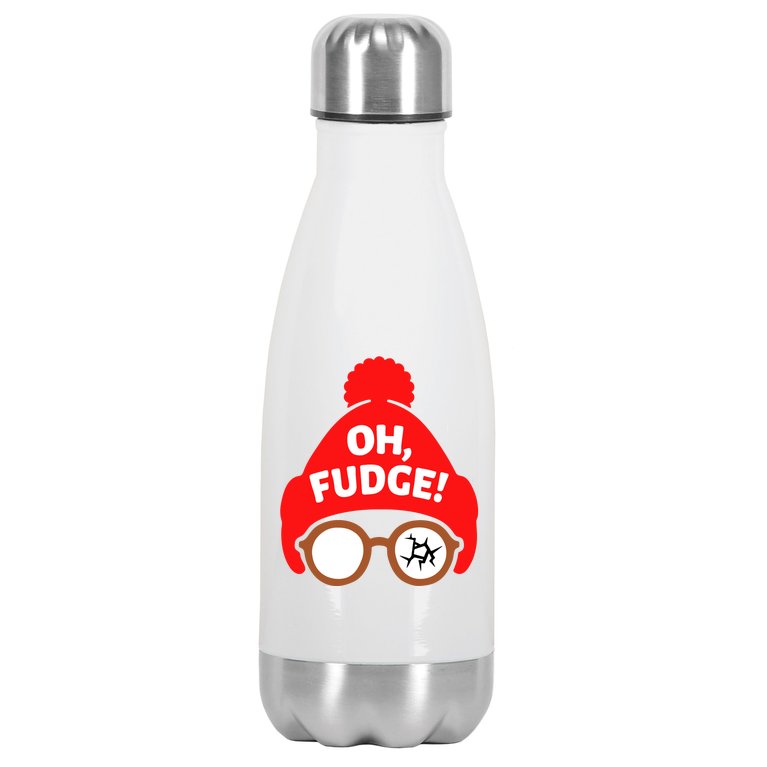 Oh Fudge Funny Christmas Stainless Steel Insulated Water Bottle