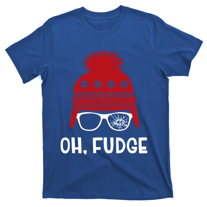 Oh Fudge Funny Christmas Saying Vintage Xmas Funny Gift T-Shirt