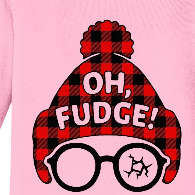 Oh Fudge Funny Christmas Baby Long Sleeve Bodysuit