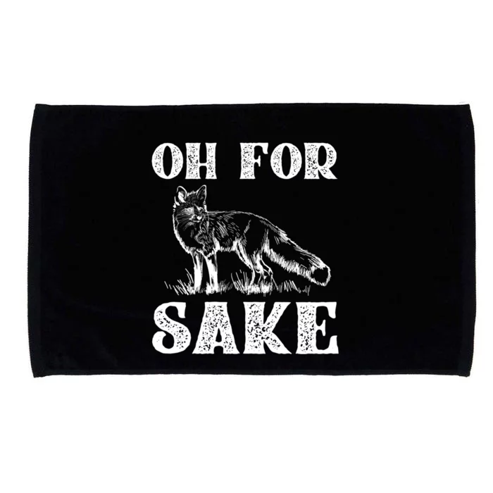 Oh For Fox Sake Gift Microfiber Hand Towel