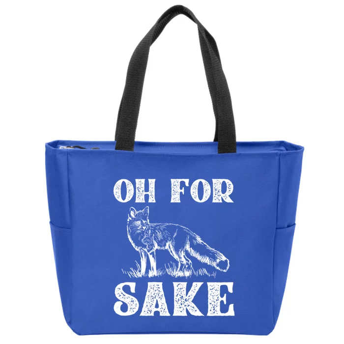 Oh For Fox Sake Gift Zip Tote Bag