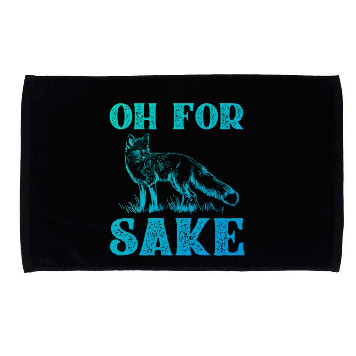 Oh For Fox Sake Gift Microfiber Hand Towel