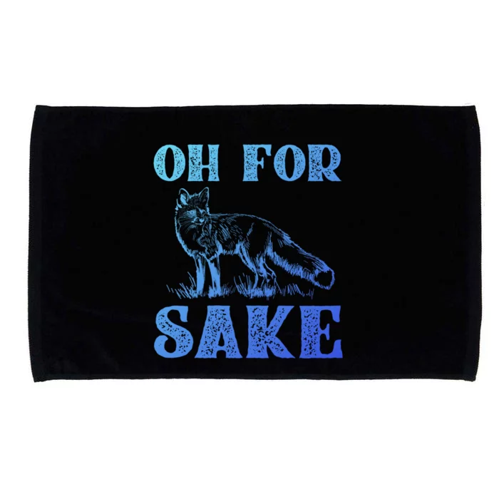 Oh For Fox Sake Gift Microfiber Hand Towel