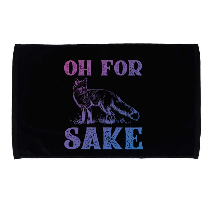 Oh For Fox Sake Gift Microfiber Hand Towel