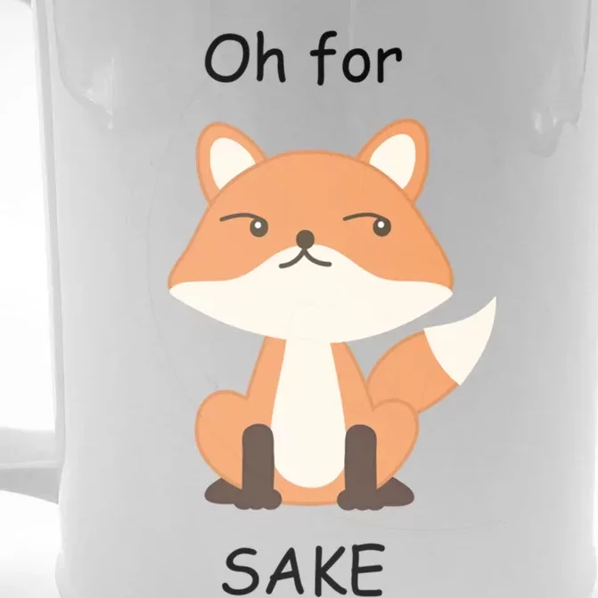 Oh For Fox Sake Gift Front & Back Beer Stein