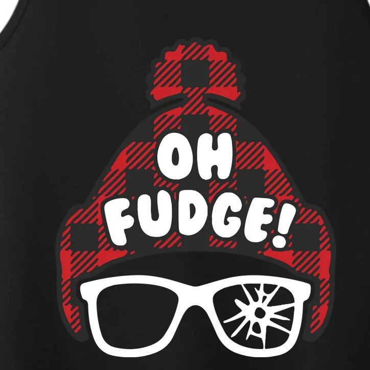 Oh Fudge Funny Christmas Performance Tank