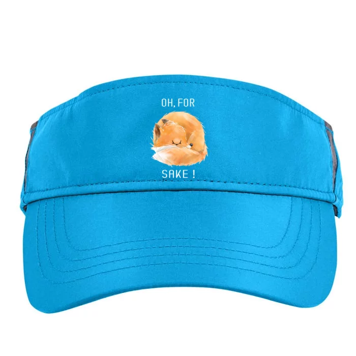 Oh For Fox Sake Cute And Funny Fox Animals Graphic Gift Adult Drive Performance Visor