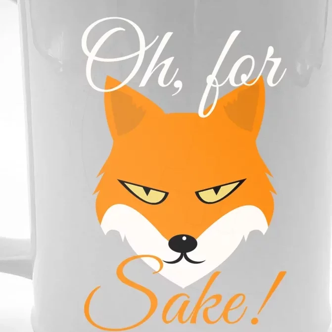 Oh For Fox Sake Design Gift Front & Back Beer Stein