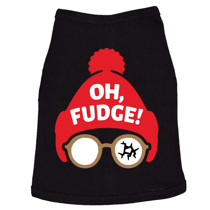 Oh Fudge Funny Christmas Saying Xmas Doggie Tank