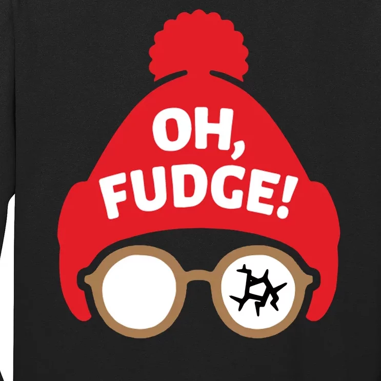 Oh Fudge Funny Christmas Saying Xmas Long Sleeve Shirt